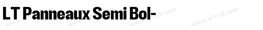 LT Panneaux Semi Bol字体转换